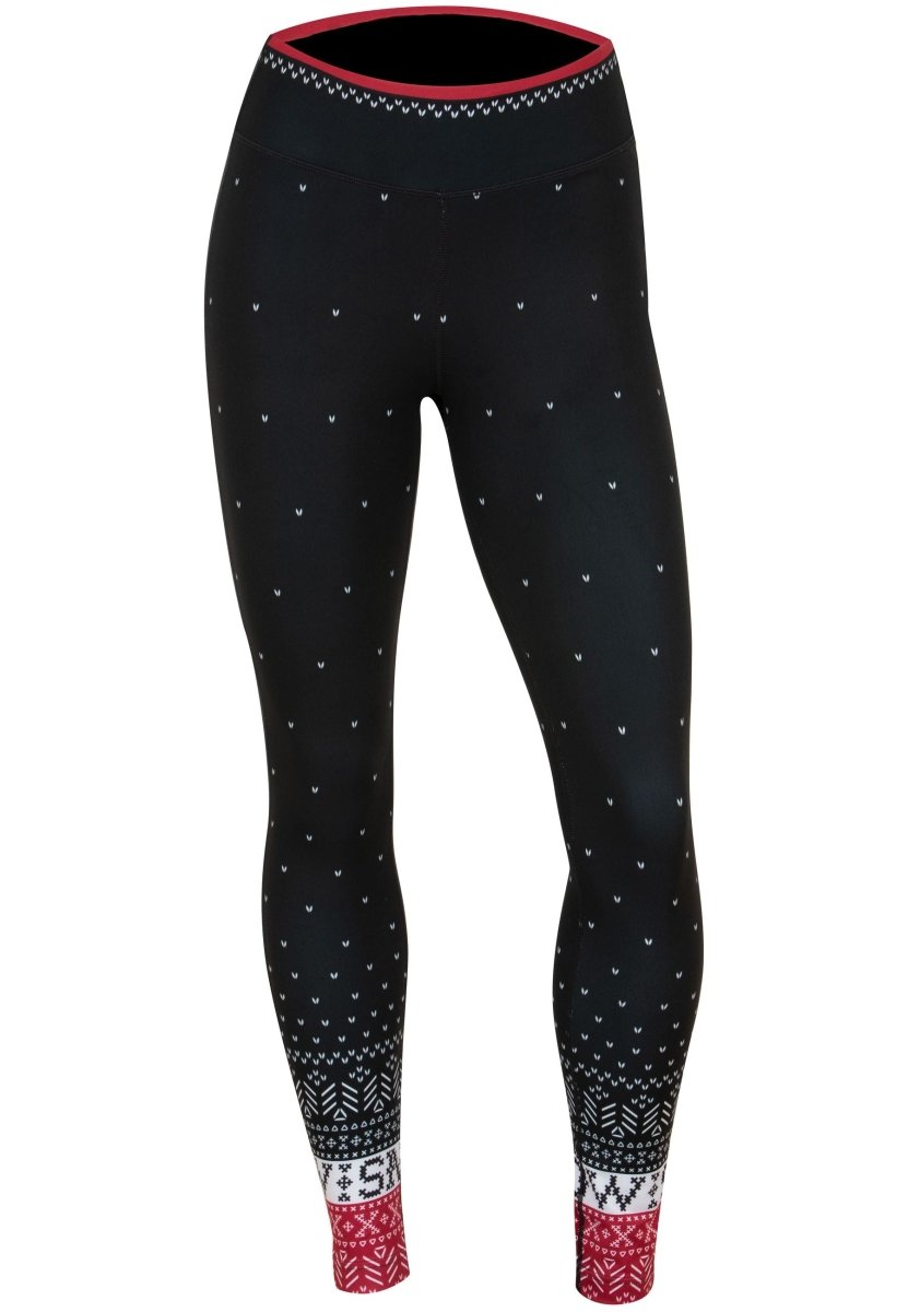 Let It Snow Leggings Damen - schwarz