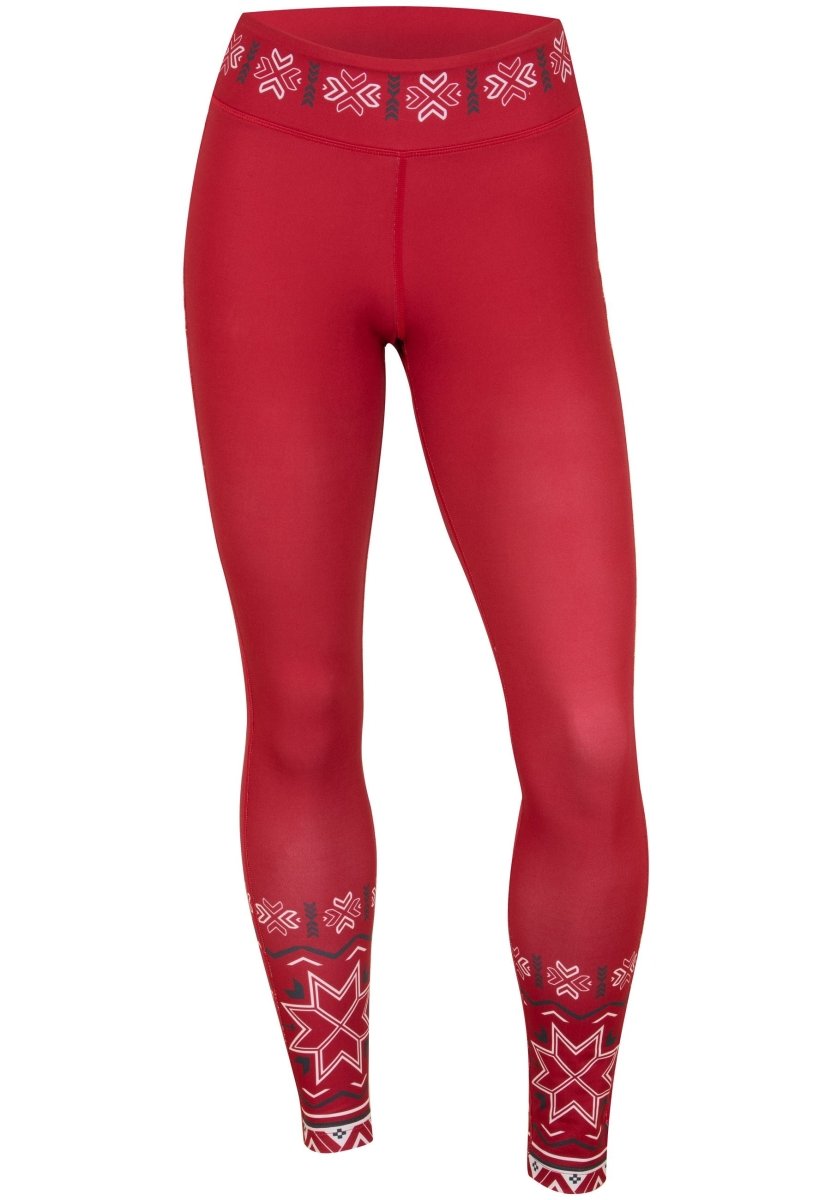 Snowbank Leggings Damen - karminrot