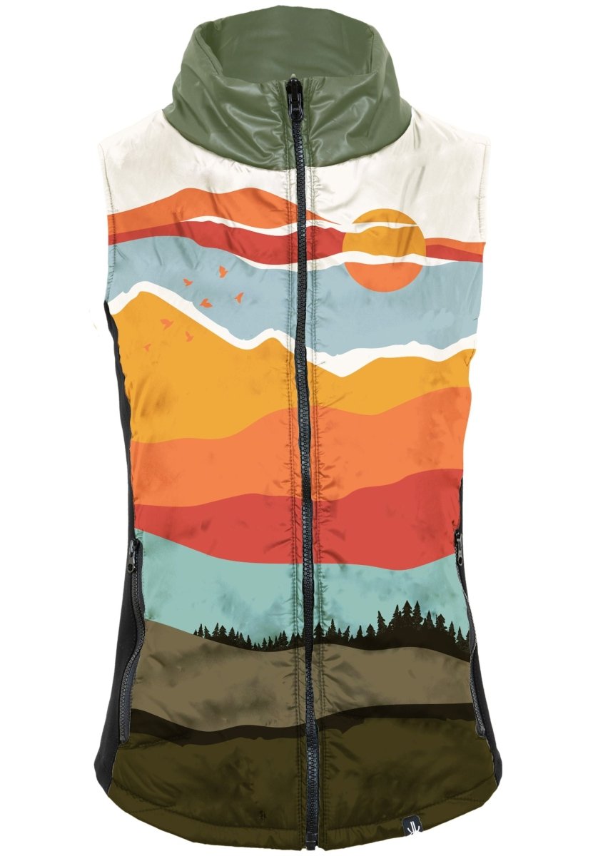 Sela Wendeweste Damen - forest