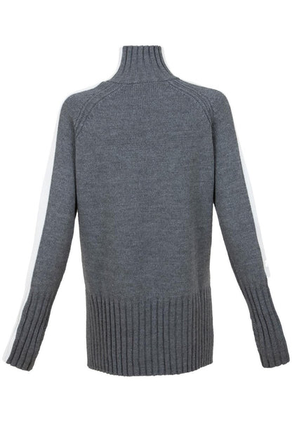 Off Piste Tunic Sweater Women - charcoal